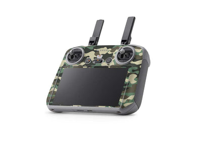 DJI Air 3S Skins - Drohnen Aufkleber Schutz Folie + RC2 Controller Skin + Akku Skins Wood Camo Aufkleber skins4u