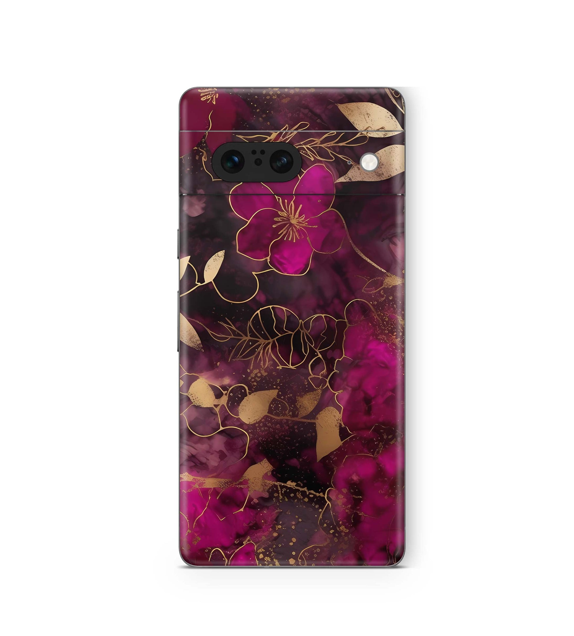 Google Pixel 8a Skins Design Schutzfolie Dark Flowers Aufkleber skins4u   