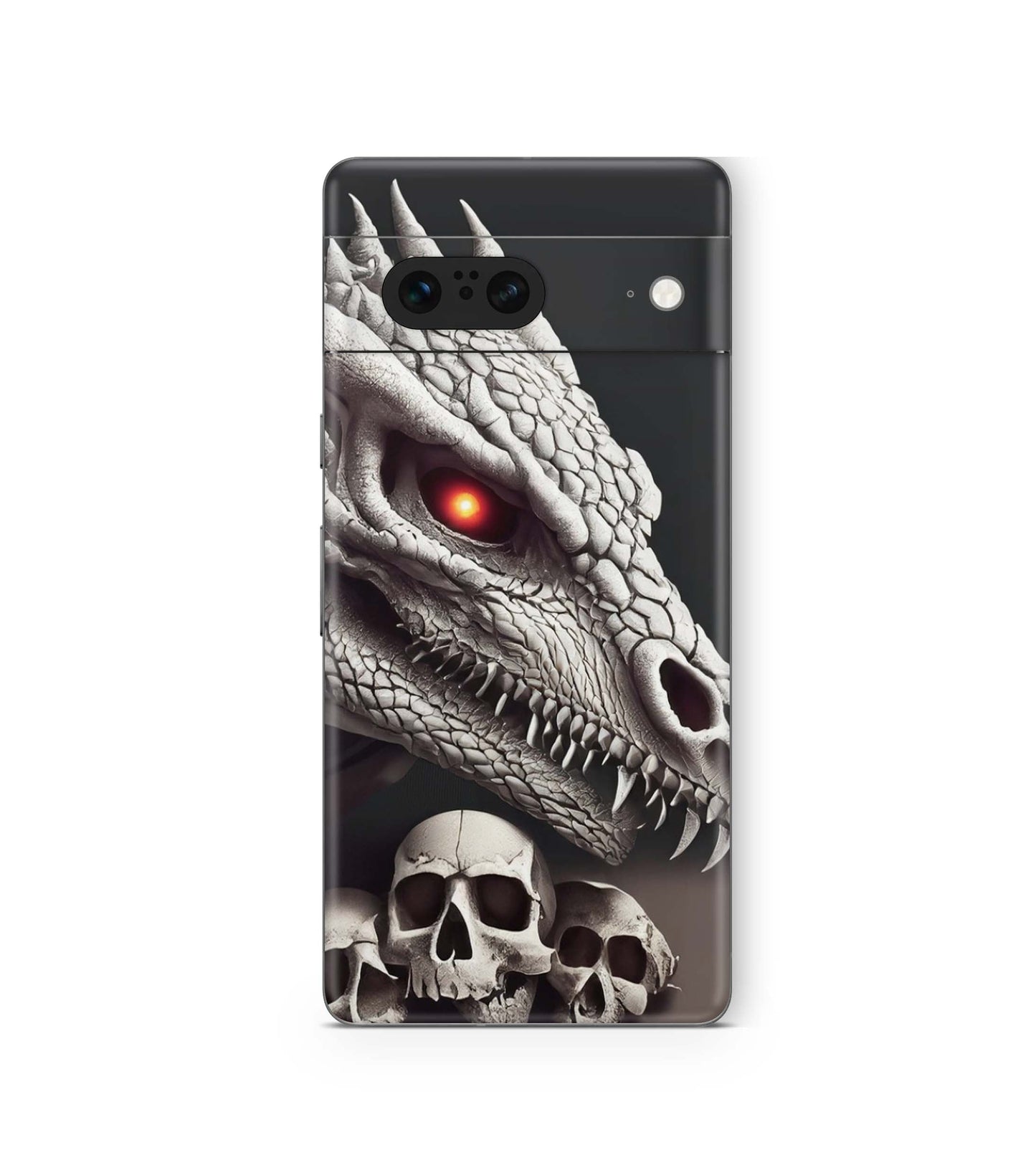 Google Pixel 8a Skins Design Schutzfolie Dragon Skull Aufkleber skins4u   