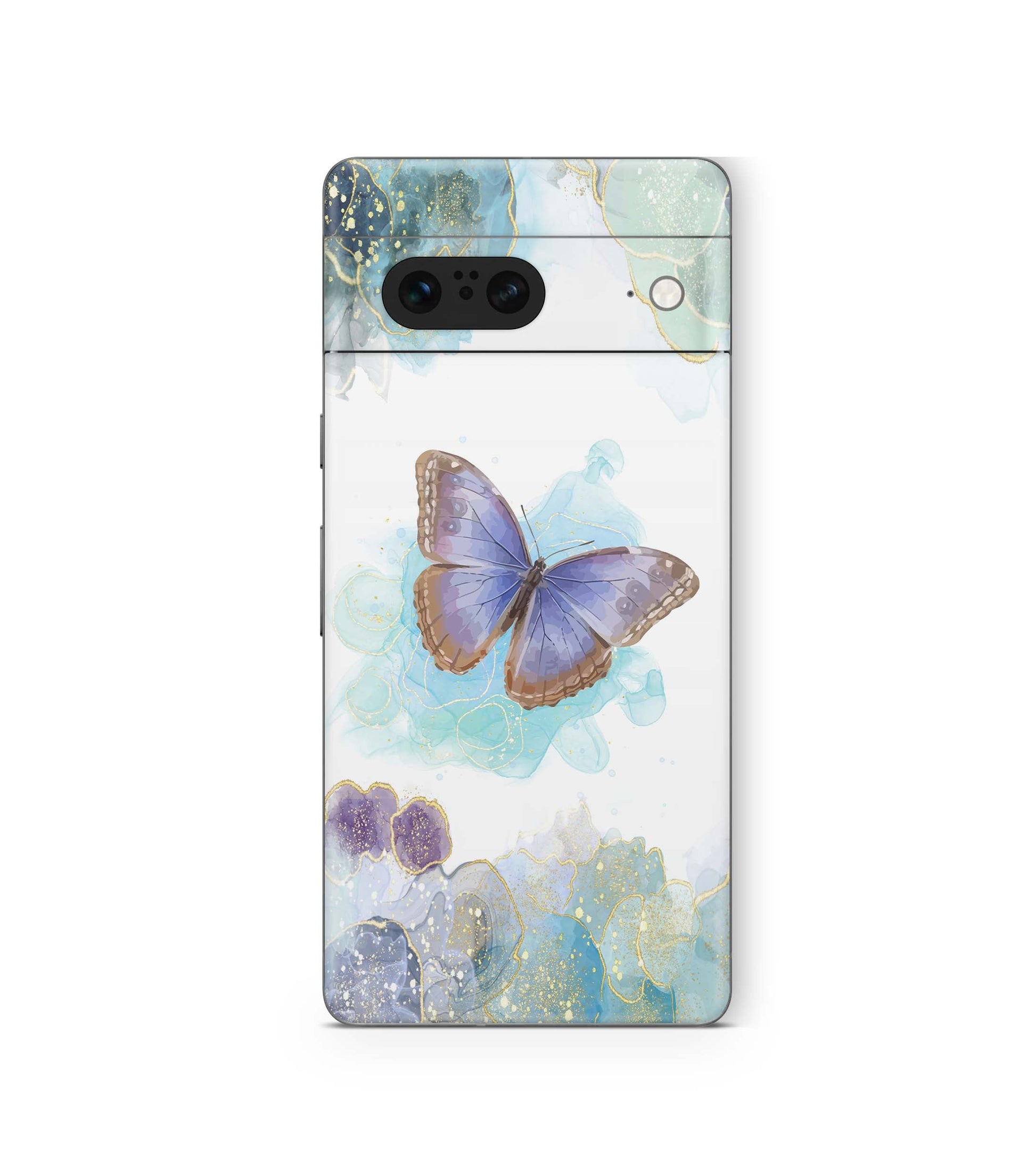 Google Pixel 8a Skins Design Schutzfolie Glitter Butterfly Aufkleber skins4u   