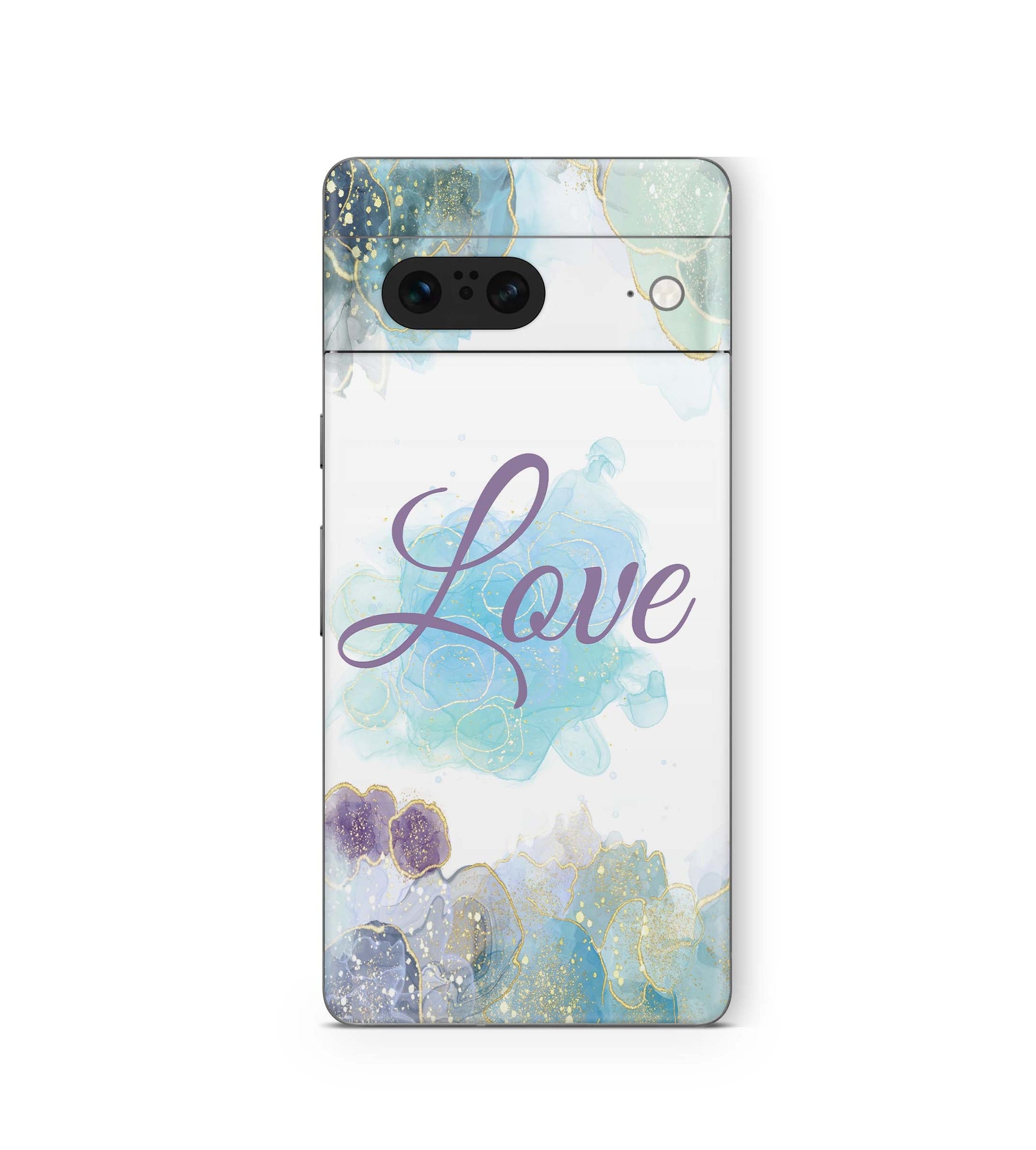 Google Pixel 8a Skins Design Schutzfolie Glitter love Aufkleber skins4u   