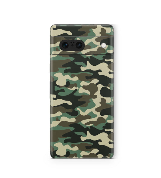 Google Pixel 8a Skins Design Schutzfolie Wood Camo Aufkleber skins4u   