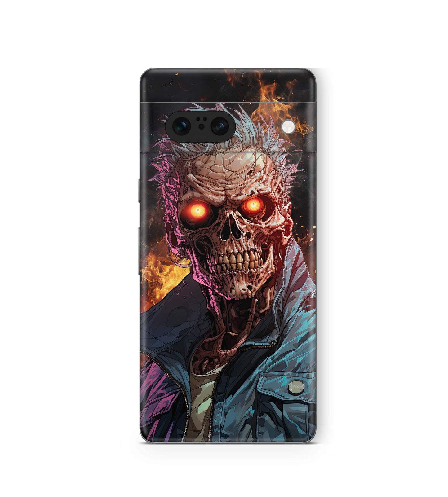 Google Pixel 8a Skins Design Schutzfolie Zombie Fire Aufkleber skins4u   