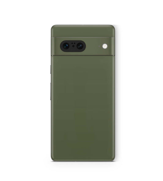 Google Pixel 8a Skins Design Schutzfolie solid state olive Aufkleber skins4u   