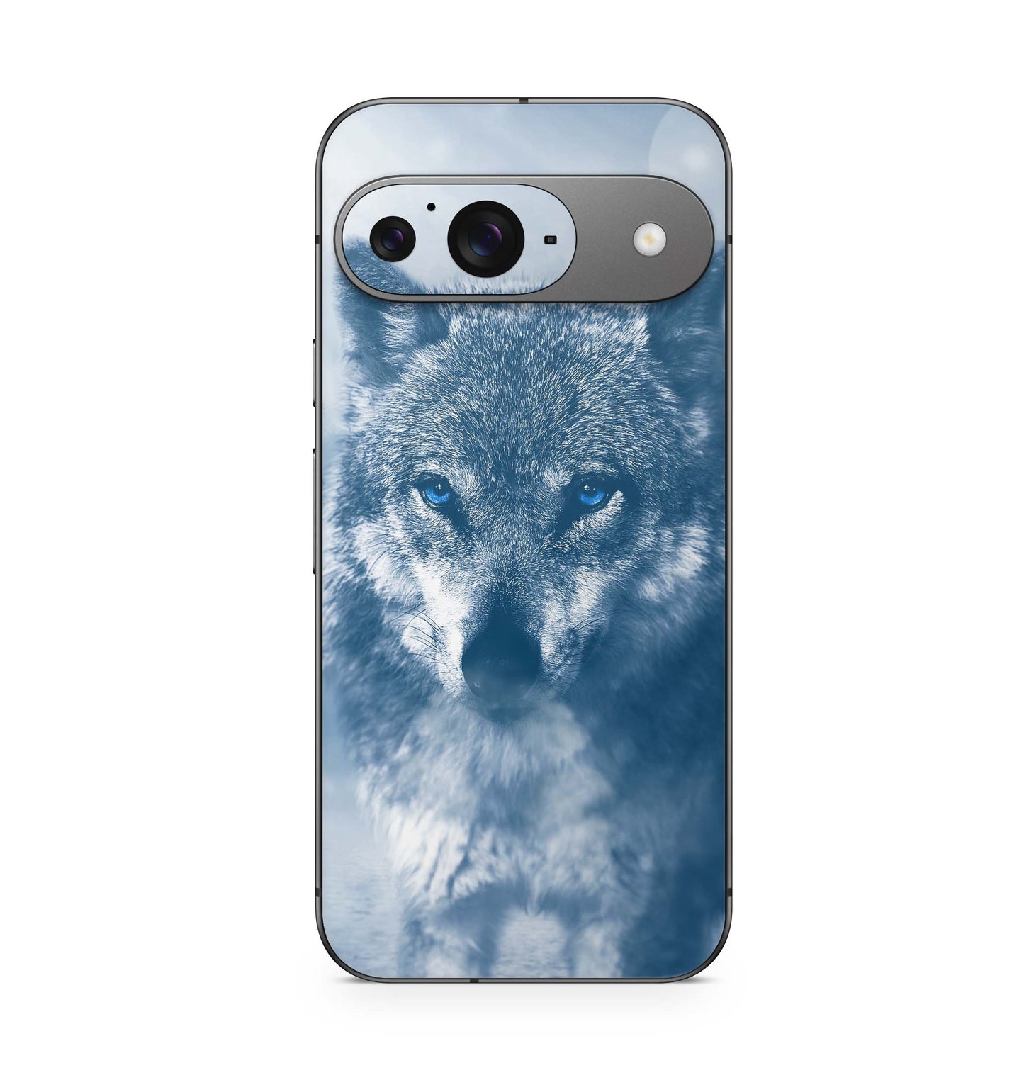 Google Pixel 9 Pro XL Skin Schutzfolie Design Kratzerschutz Vinyl Aufkleber Wolf blue eyes Aufkleber Skins4u   