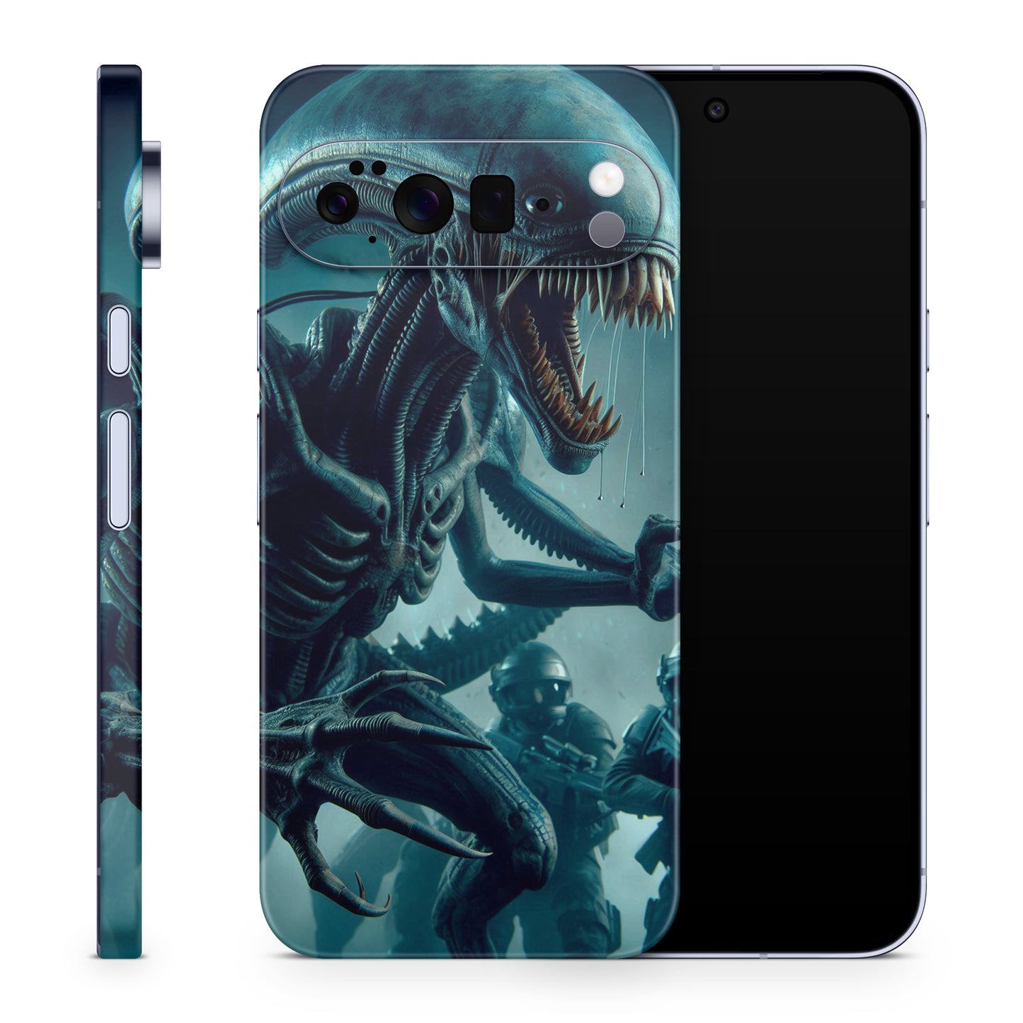 Google Pixel 10 Pro Skin Schutzfolie Vinyl Cover Alien Hybrid Aufkleber Skins4u
