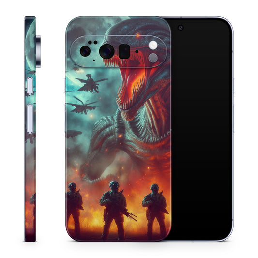 Google Pixel 10 Pro XL Skin Schutzfolie Vinyl Cover Alien & Marines Aufkleber Skins4u