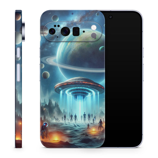 Google Pixel 10 Pro XL Skin Schutzfolie Vinyl Cover Aliens Arives Aufkleber Skins4u