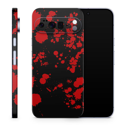 Google Pixel 10 Pro Skin Schutzfolie Vinyl Cover Blood Black Aufkleber Skins4u