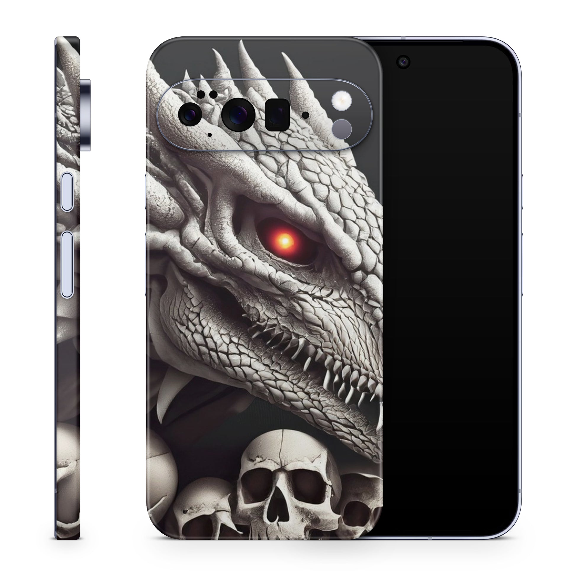 Google Pixel 10 Pro Skin Schutzfolie Vinyl Cover Dragonskull Aufkleber Skins4u