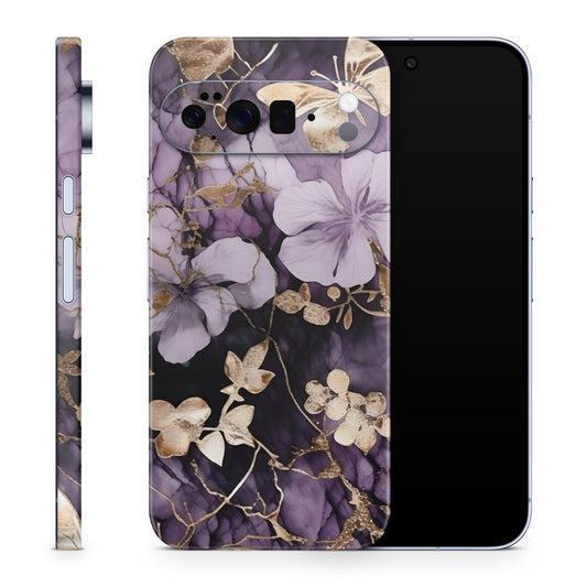 Google Pixel 10 Pro XL Skin Schutzfolie Vinyl Cover Flower and Butterfly Aufkleber Skins4u