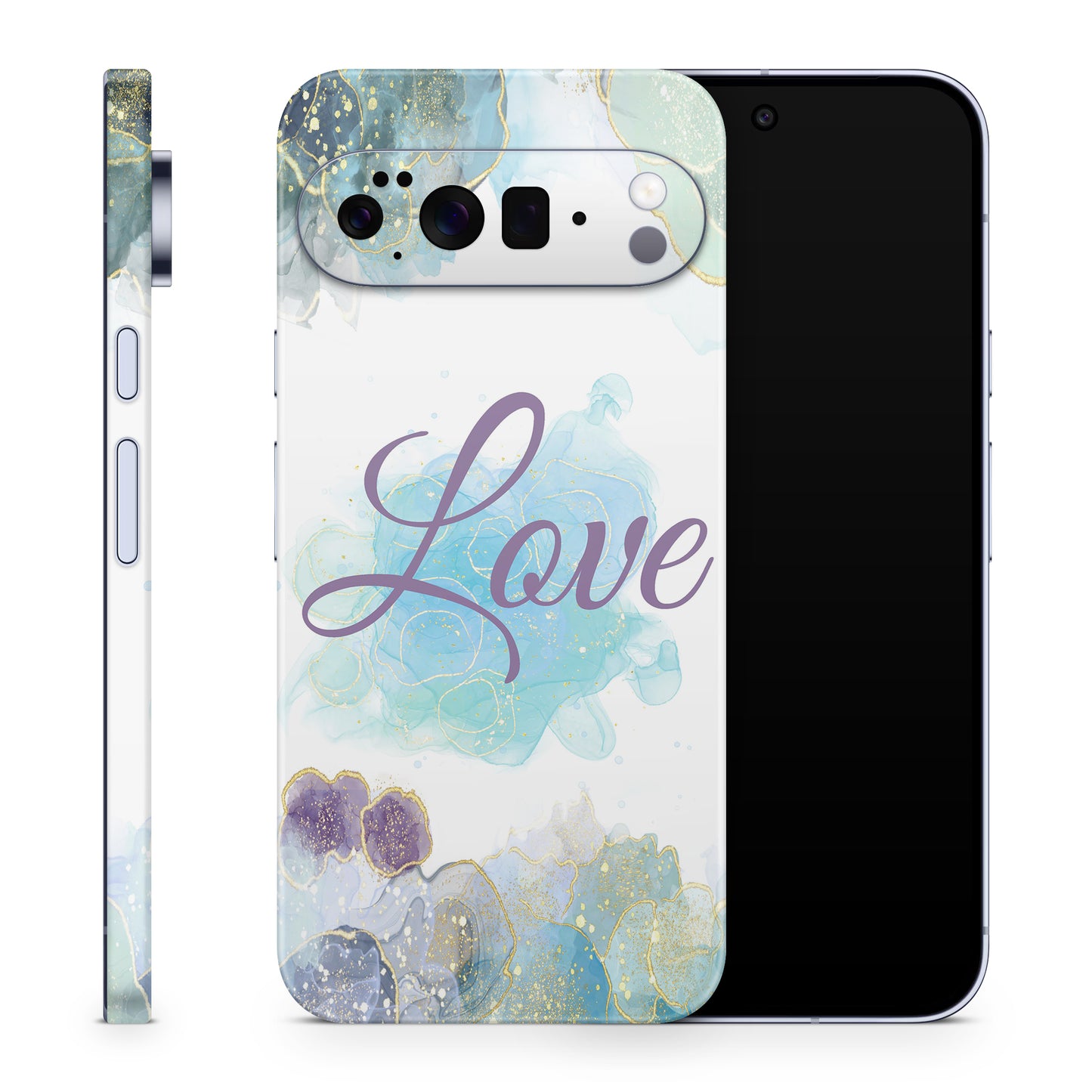 Google Pixel 10 Pro XL Skin Schutzfolie Vinyl Cover Glitter Love Aufkleber Skins4u