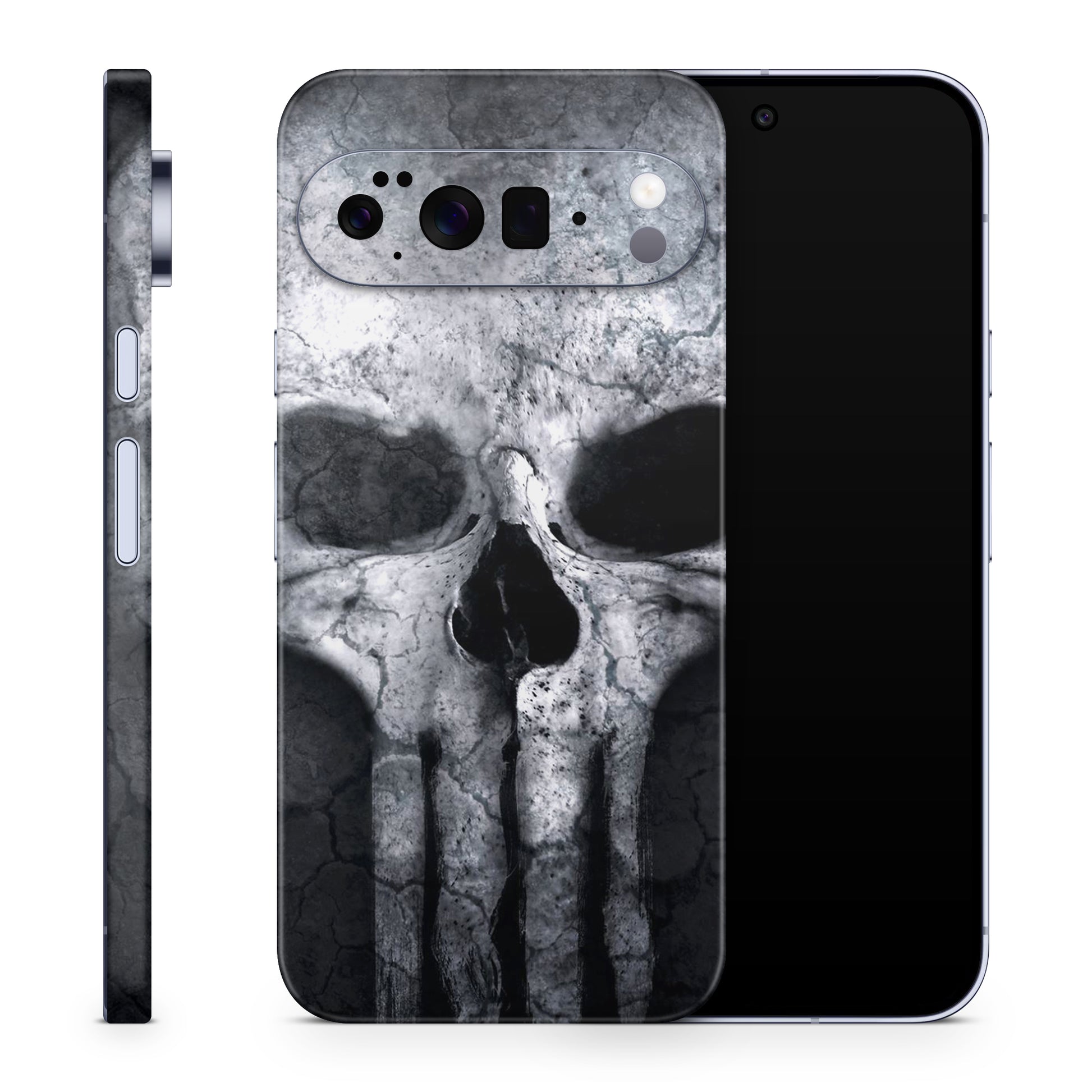 Google Pixel 10 Pro XL Skin Schutzfolie Vinyl Cover Hard Skull Aufkleber Skins4u