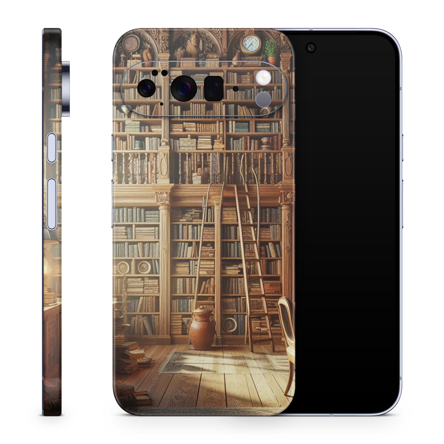 Google Pixel 10 Pro XL Skin Schutzfolie Vinyl Cover Library Aufkleber Skins4u