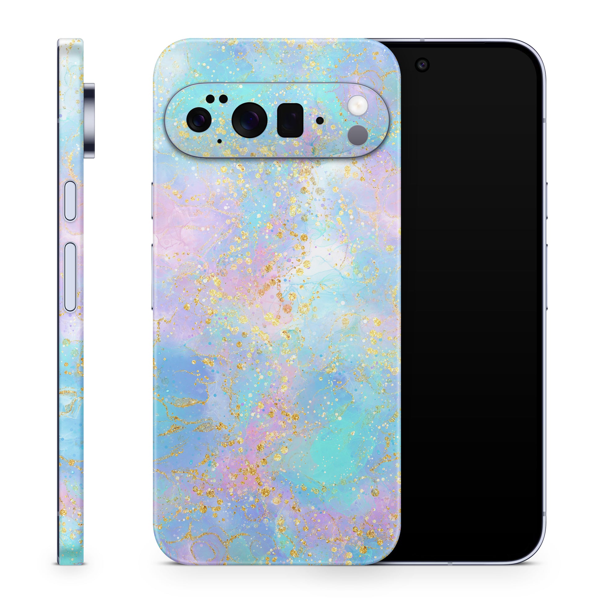 Google Pixel 10 Pro XL Skin Schutzfolie Vinyl Cover Pink Glitter Dreams Aufkleber Skins4u