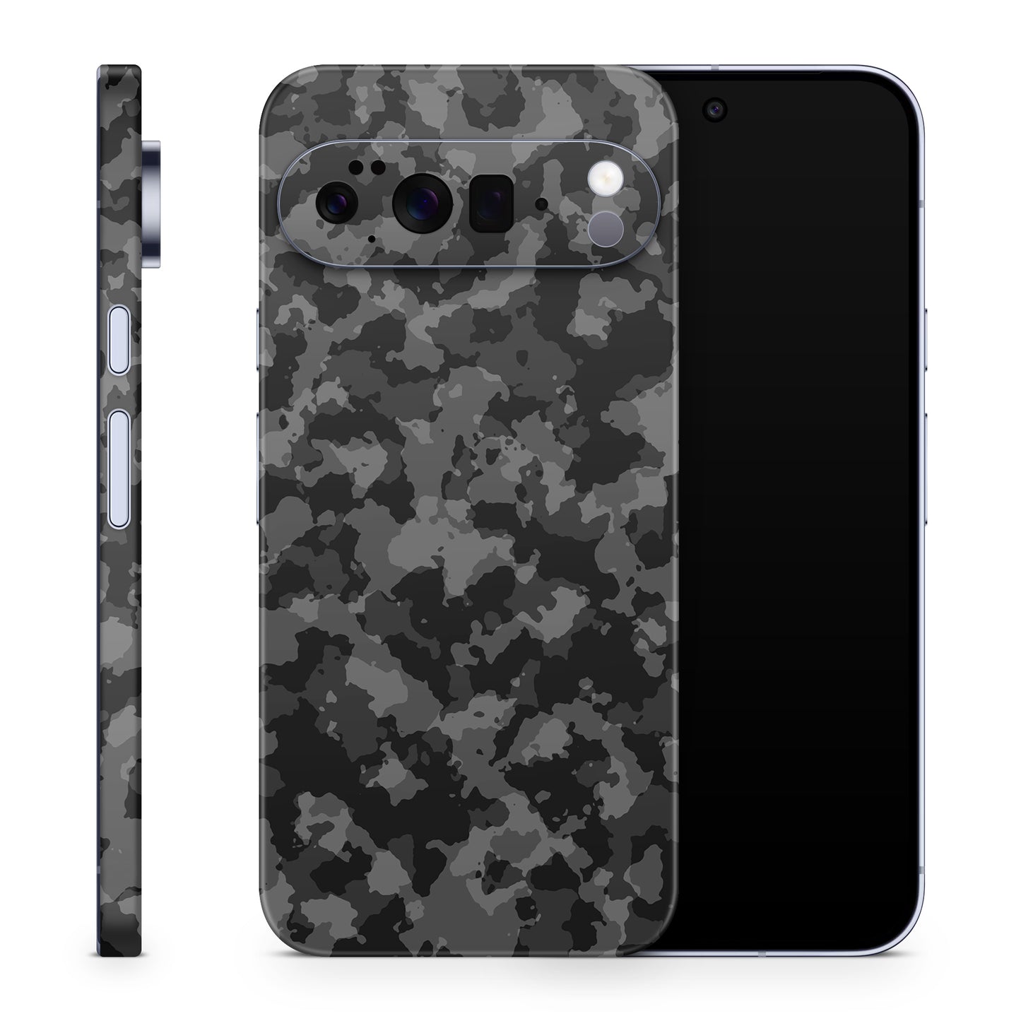 Google Pixel 10 Pro Skin Schutzfolie Vinyl Cover Shadow Camo grau Aufkleber Skins4u