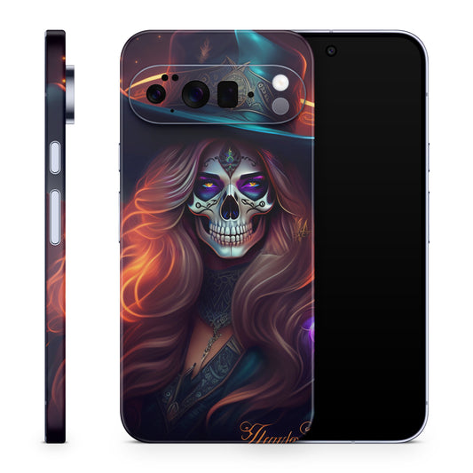 Google Pixel 10 Pro XL Skin Schutzfolie Vinyl Cover Skull Lady Aufkleber Skins4u