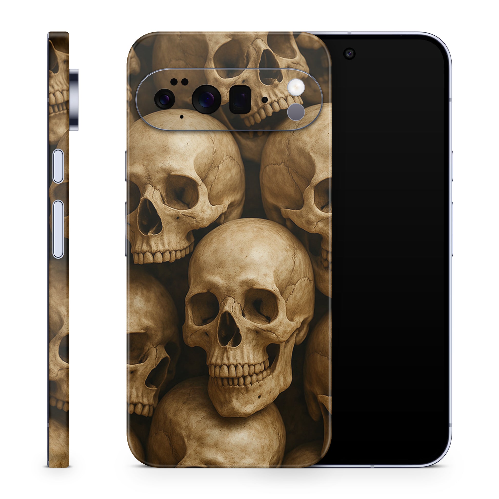 Google Pixel 10 Pro XL Skin Schutzfolie Vinyl Cover Skulls Lite KI2 Aufkleber Skins4u