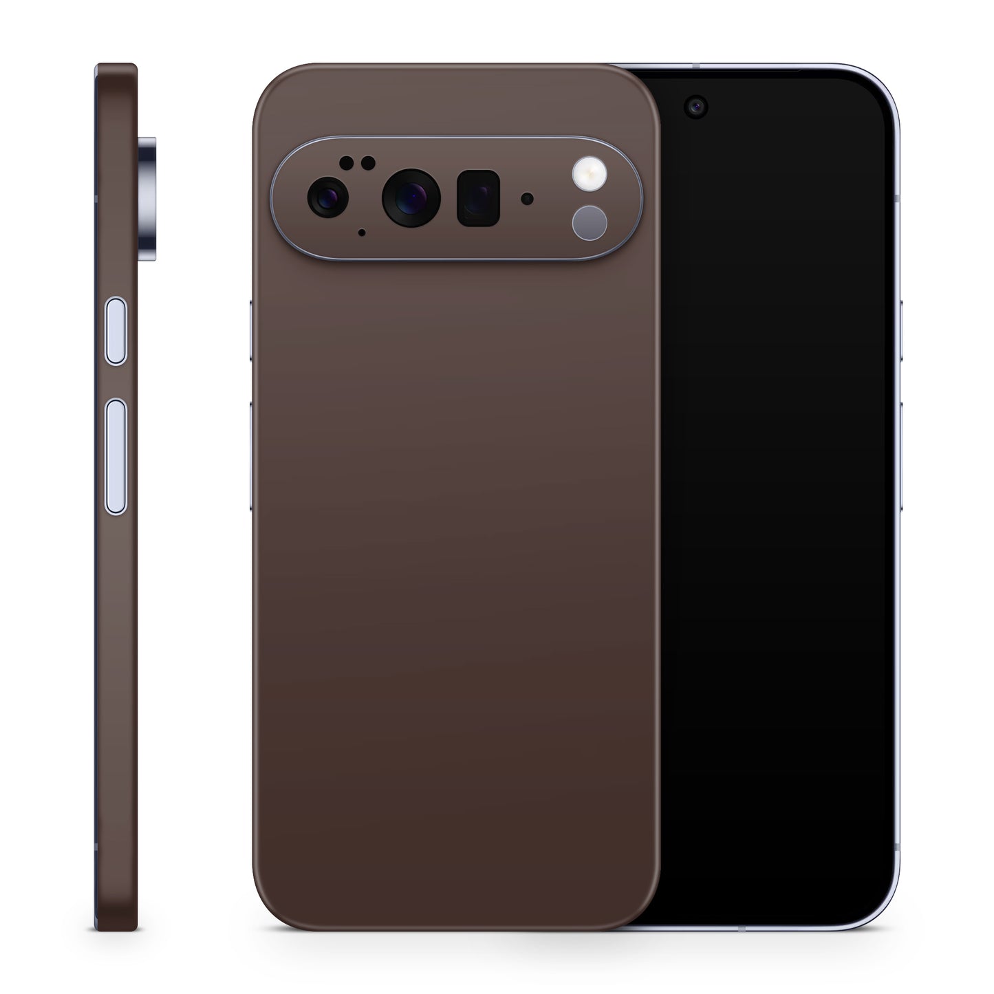 Google Pixel 10 Pro Skin Schutzfolie Vinyl Cover Solid State Chocolate Aufkleber Skins4u