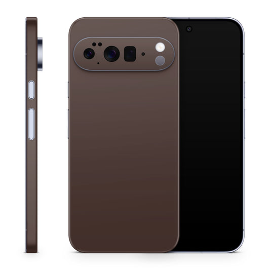 Google Pixel 10 Pro XL Skin Schutzfolie Vinyl Cover Solid State Chocolate Aufkleber Skins4u