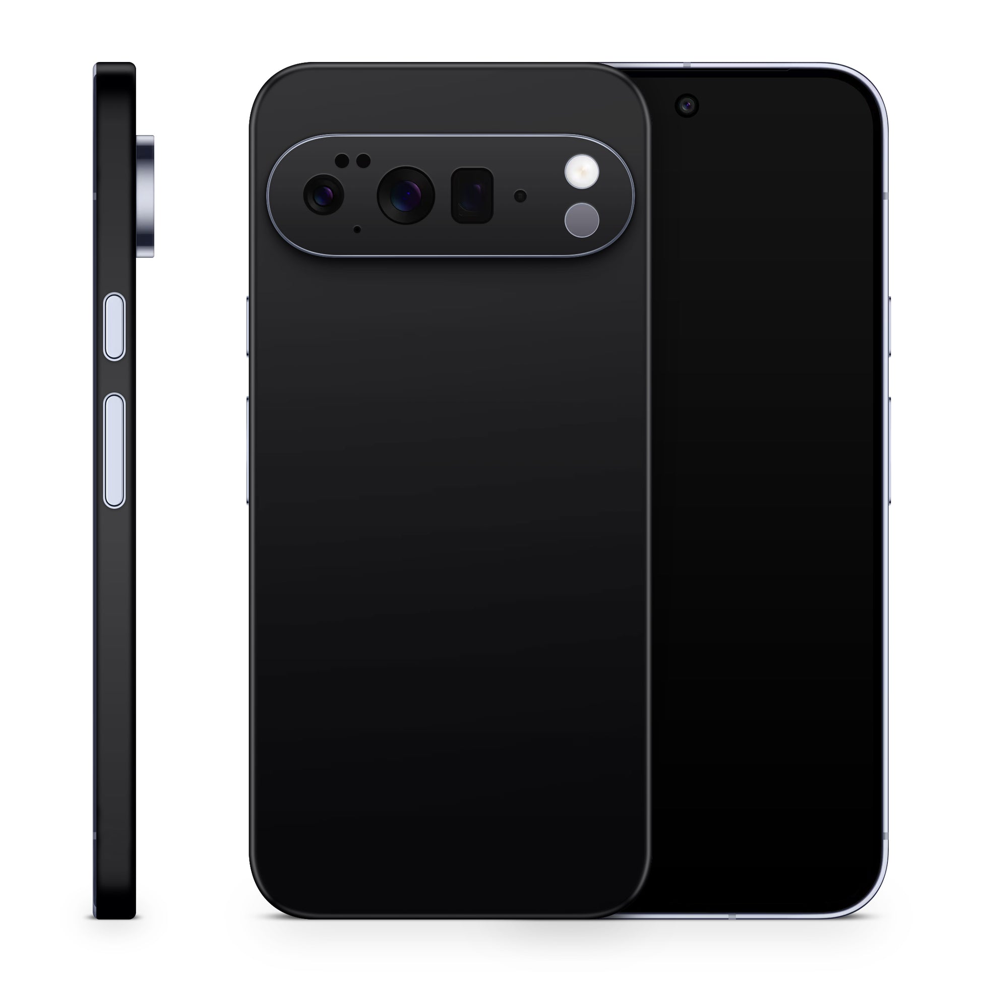 Google Pixel 10 Pro Skin Schutzfolie Vinyl Cover Solid State Schwarz Aufkleber Skins4u