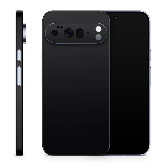 Google Pixel 10 Pro XL Skin Schutzfolie Vinyl Cover Solid State Schwarz Aufkleber Skins4u