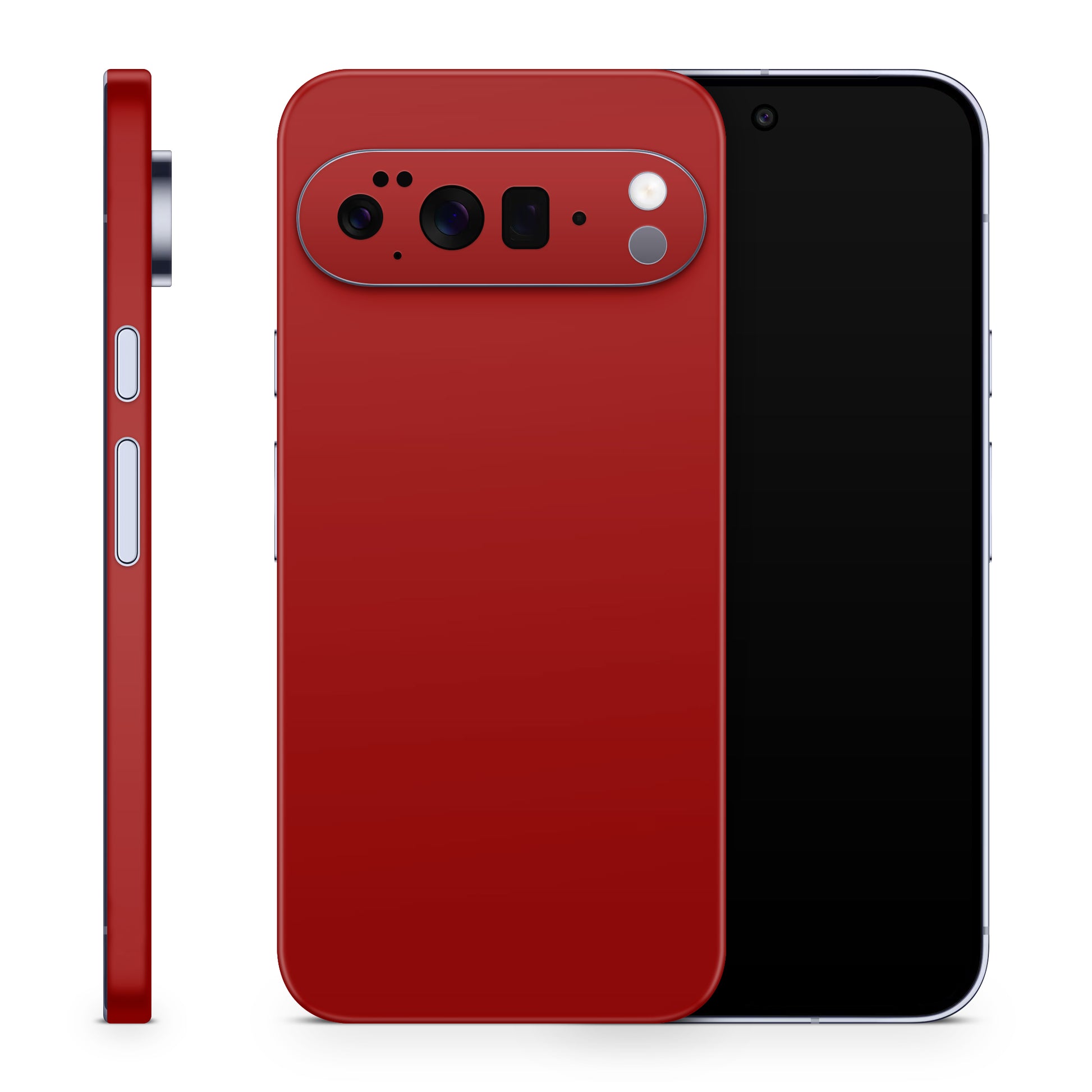 Google Pixel 10 Pro XL Skin Schutzfolie Vinyl Cover Solid State dunkelrot Aufkleber Skins4u