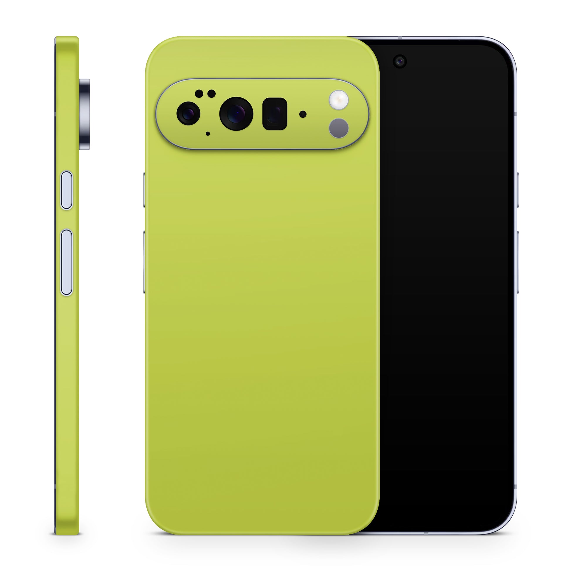 Google Pixel 10 Pro XL Skin Schutzfolie Vinyl Cover Solid State lime Aufkleber Skins4u