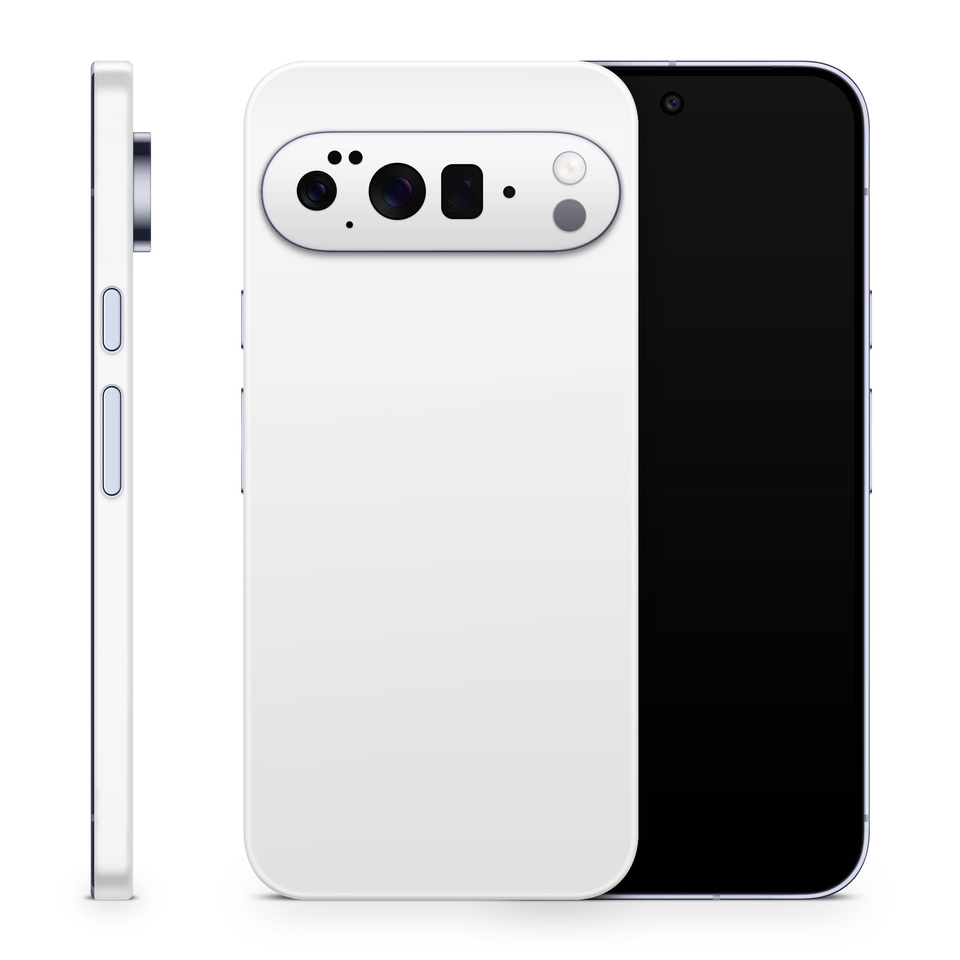 Google Pixel 10 Pro Skin Schutzfolie Vinyl Cover Solid State weiss Aufkleber Skins4u