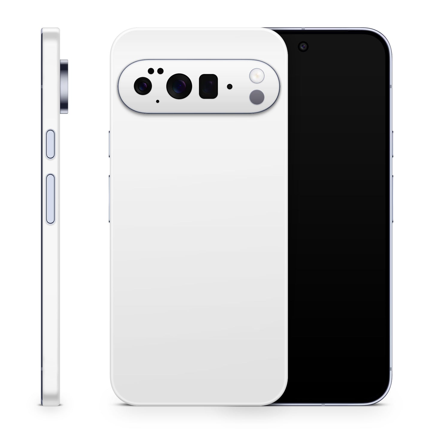 Google Pixel 10 Pro XL Skin Schutzfolie Vinyl Cover Solid State weiss Aufkleber Skins4u