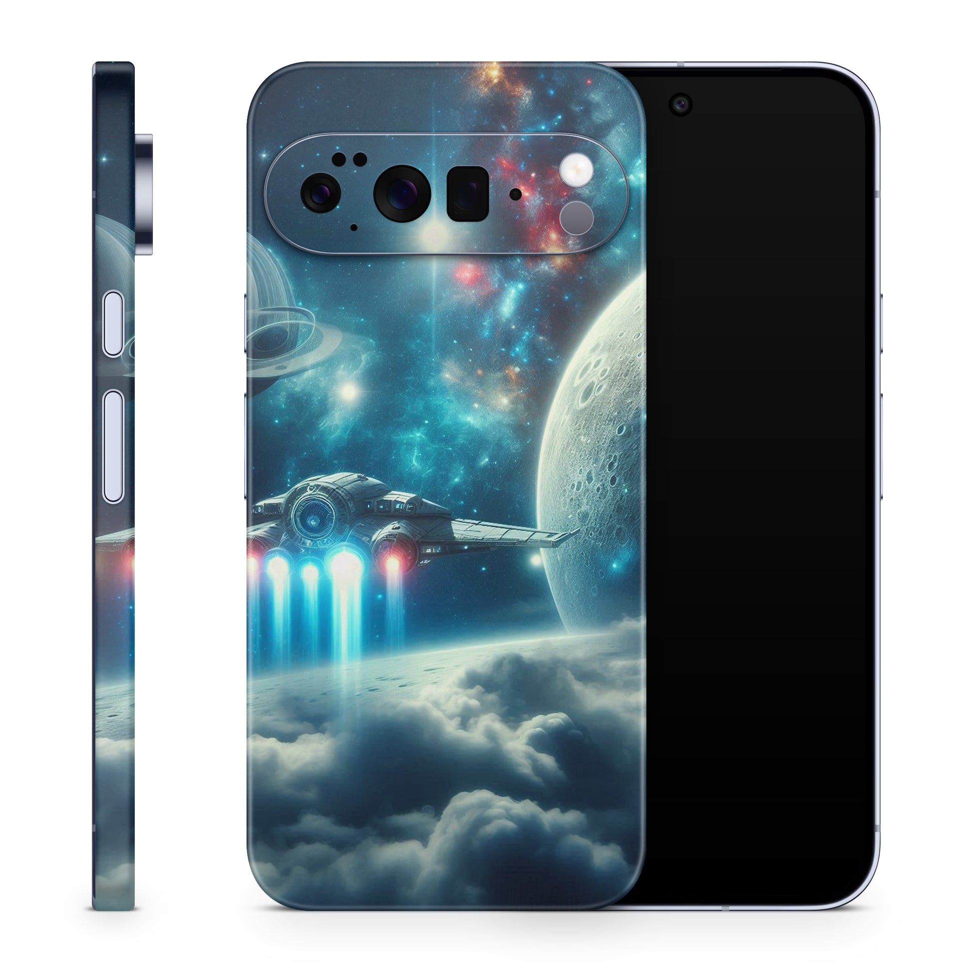 Google Pixel 10 Pro XL Skin Schutzfolie Vinyl Cover Spaceship Aufkleber Skins4u