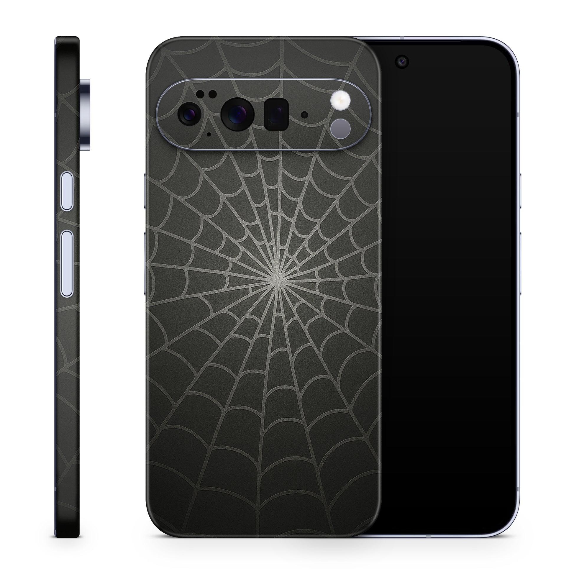 Google Pixel 10 Pro Skin Schutzfolie Vinyl Cover Spiderweb black Aufkleber Skins4u