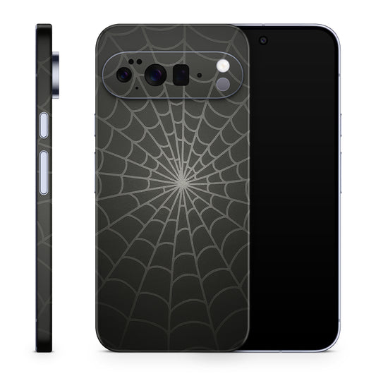 Google Pixel 10 Pro XL Skin Schutzfolie Vinyl Cover Spiderweb black Aufkleber Skins4u