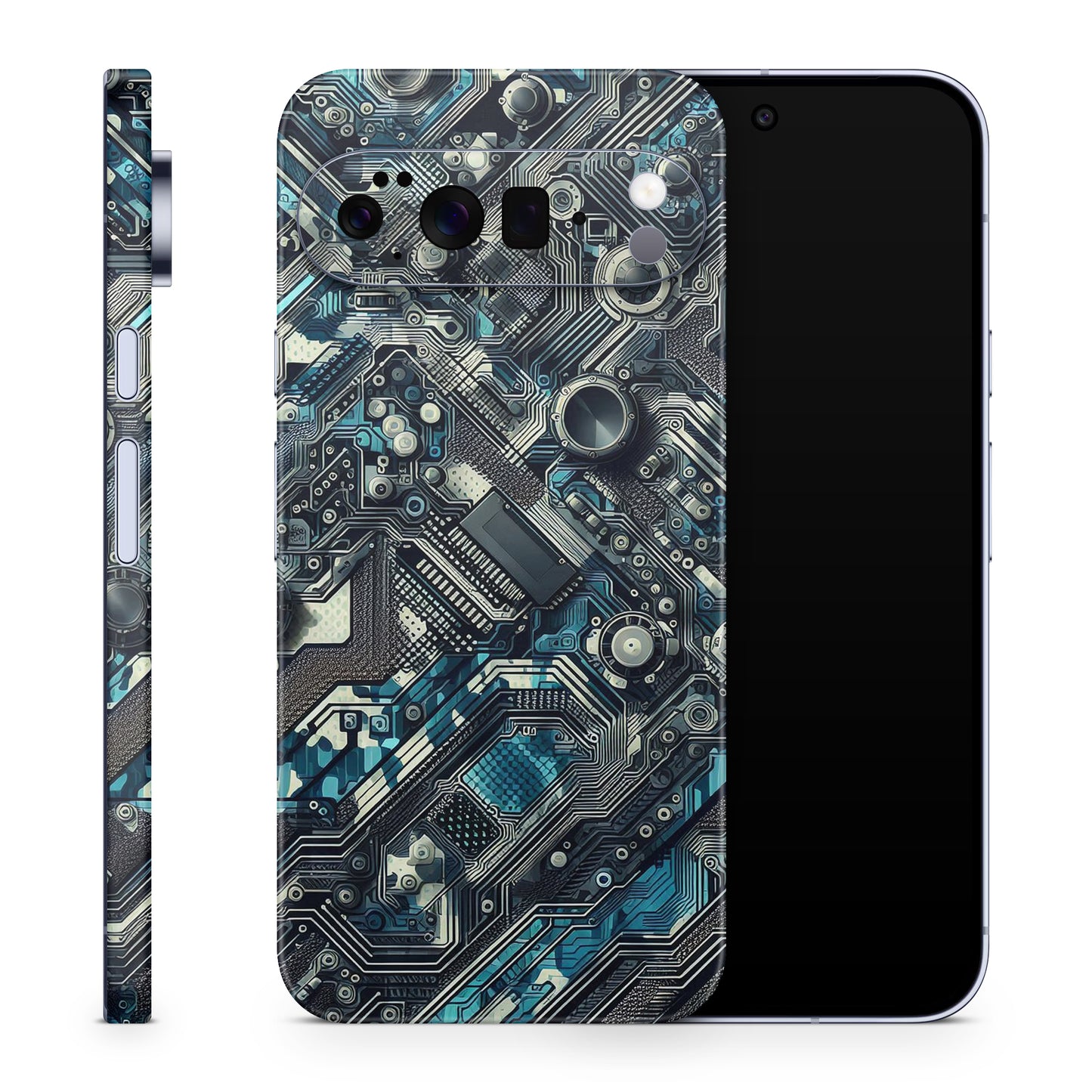 Google Pixel 10 Pro XL Skin Schutzfolie Vinyl Cover Technical Aufkleber Skins4u