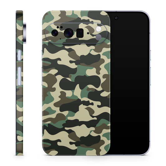 Google Pixel 10 Pro XL Skin Schutzfolie Vinyl Cover Wood Camo Aufkleber Skins4u