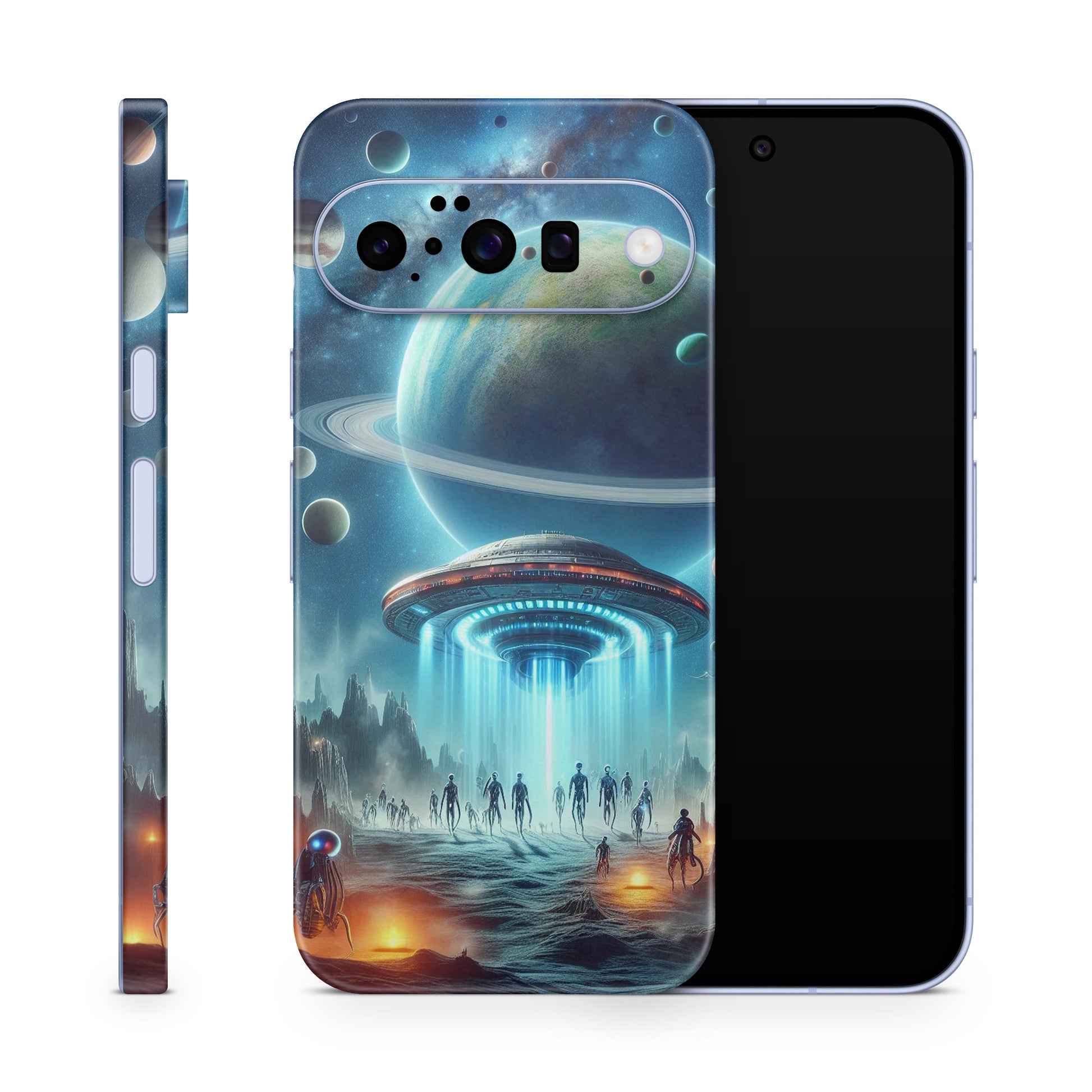 Google Pixel 10 Skin Schutzfolie Vinyl Cover Aliens Arives Aufkleber Skins4u