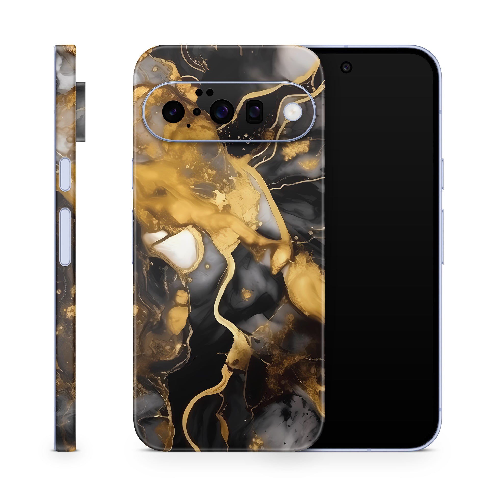 Google Pixel 10 Skin Schutzfolie Vinyl Cover Dark gold Aufkleber Skins4u