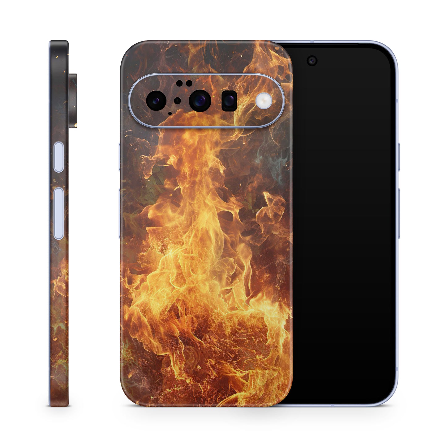 Google Pixel 10 Skin Schutzfolie Vinyl Cover Feuer Aufkleber Skins4u