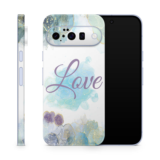 Google Pixel 10 Skin Schutzfolie Vinyl Cover Glitter Love Aufkleber Skins4u