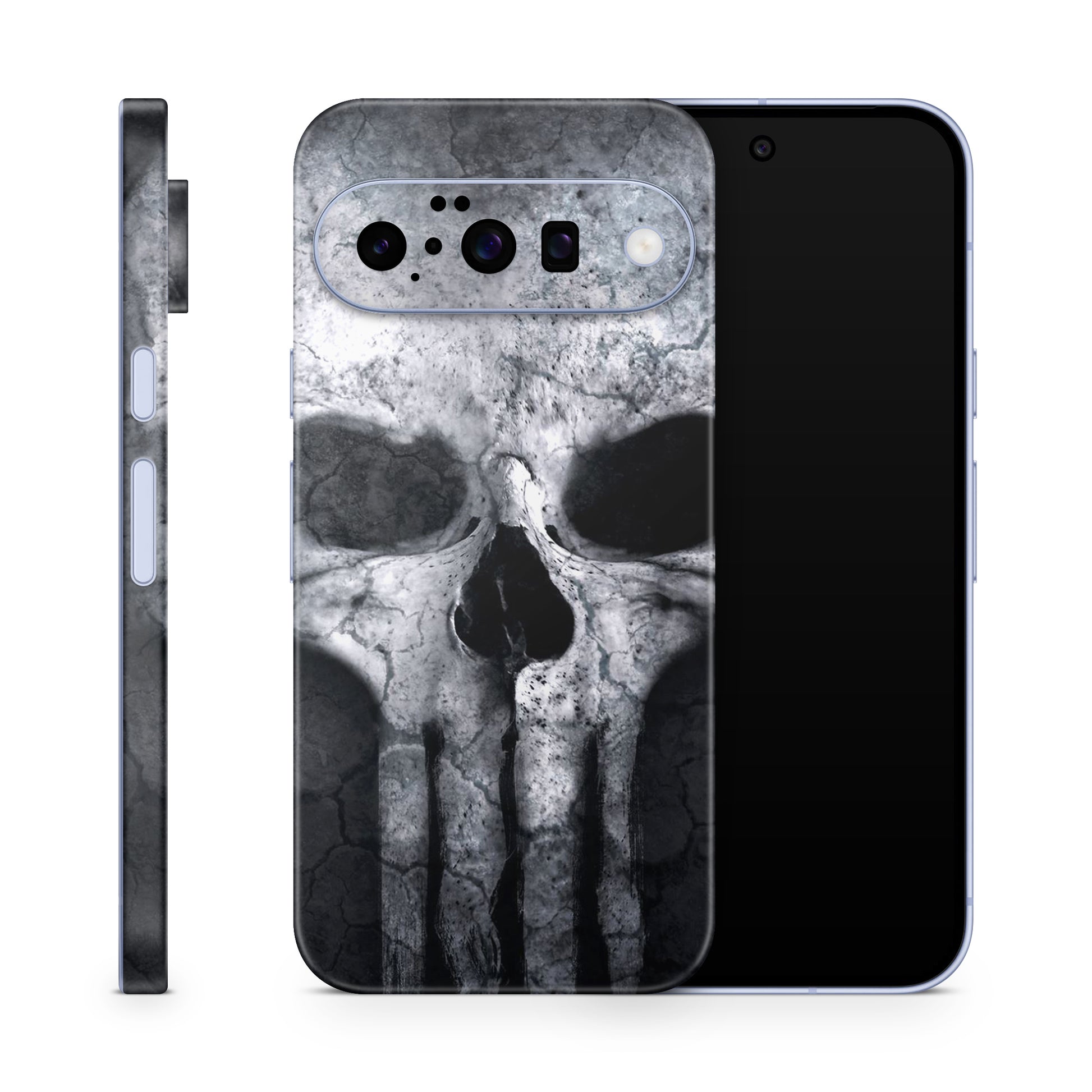 Google Pixel 10 Skin Schutzfolie Vinyl Cover Hard Skull Aufkleber Skins4u