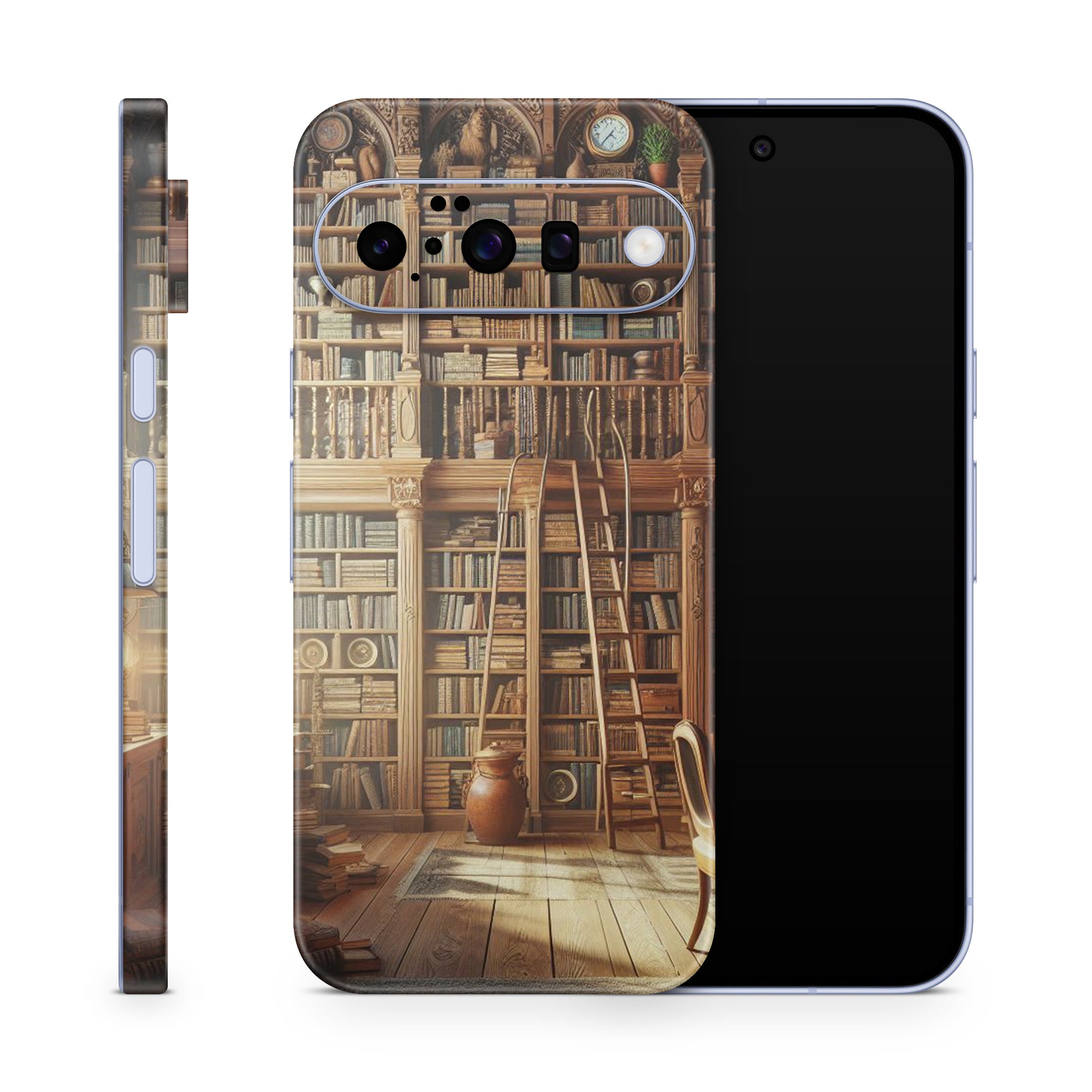 Google Pixel 10 Skin Schutzfolie Vinyl Cover Library Aufkleber Skins4u