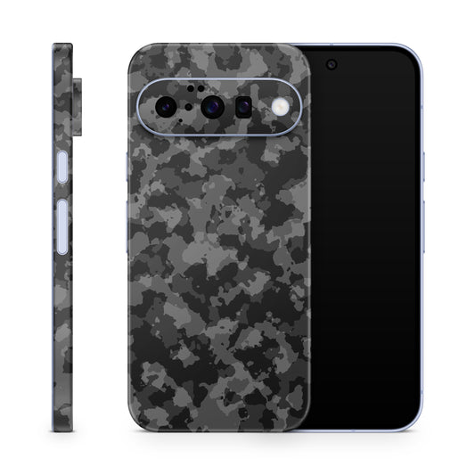 Google Pixel 10 Skin Schutzfolie Vinyl Cover Shadow Camo grau Aufkleber Skins4u