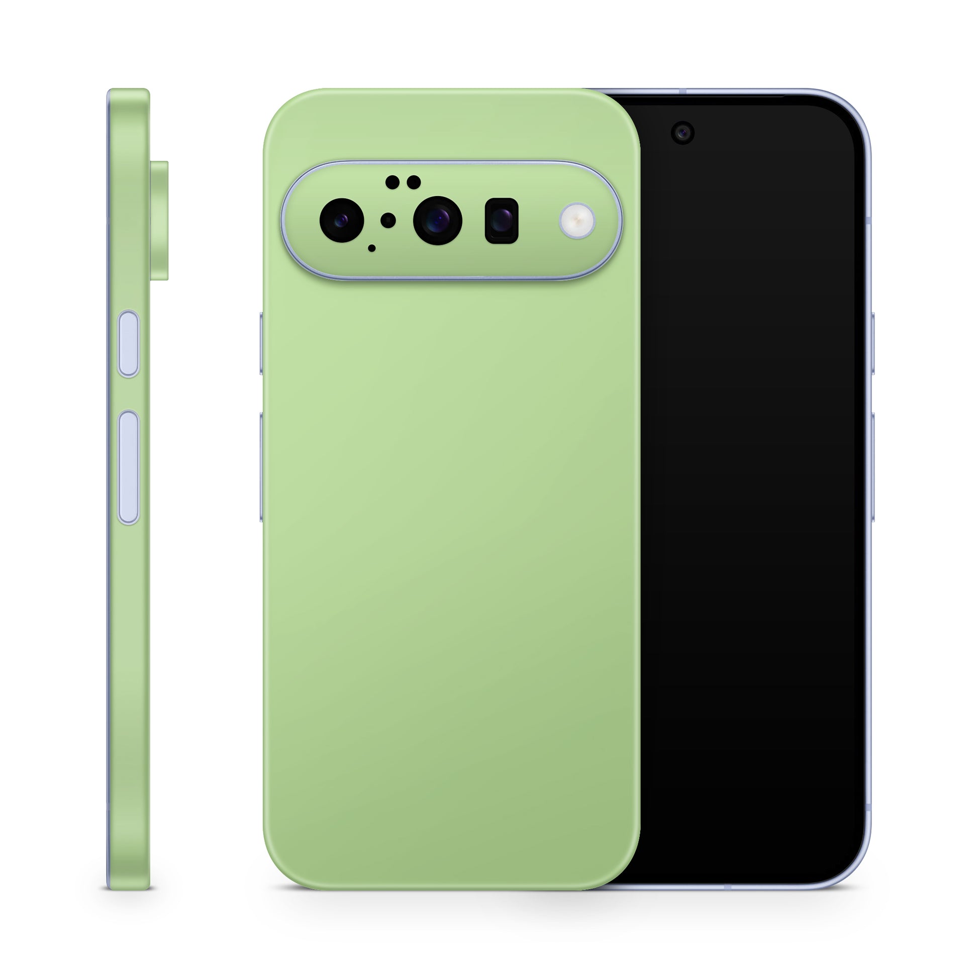 Google Pixel 10 Skin Schutzfolie Vinyl Cover Solid State Apfelgrün Aufkleber Skins4u