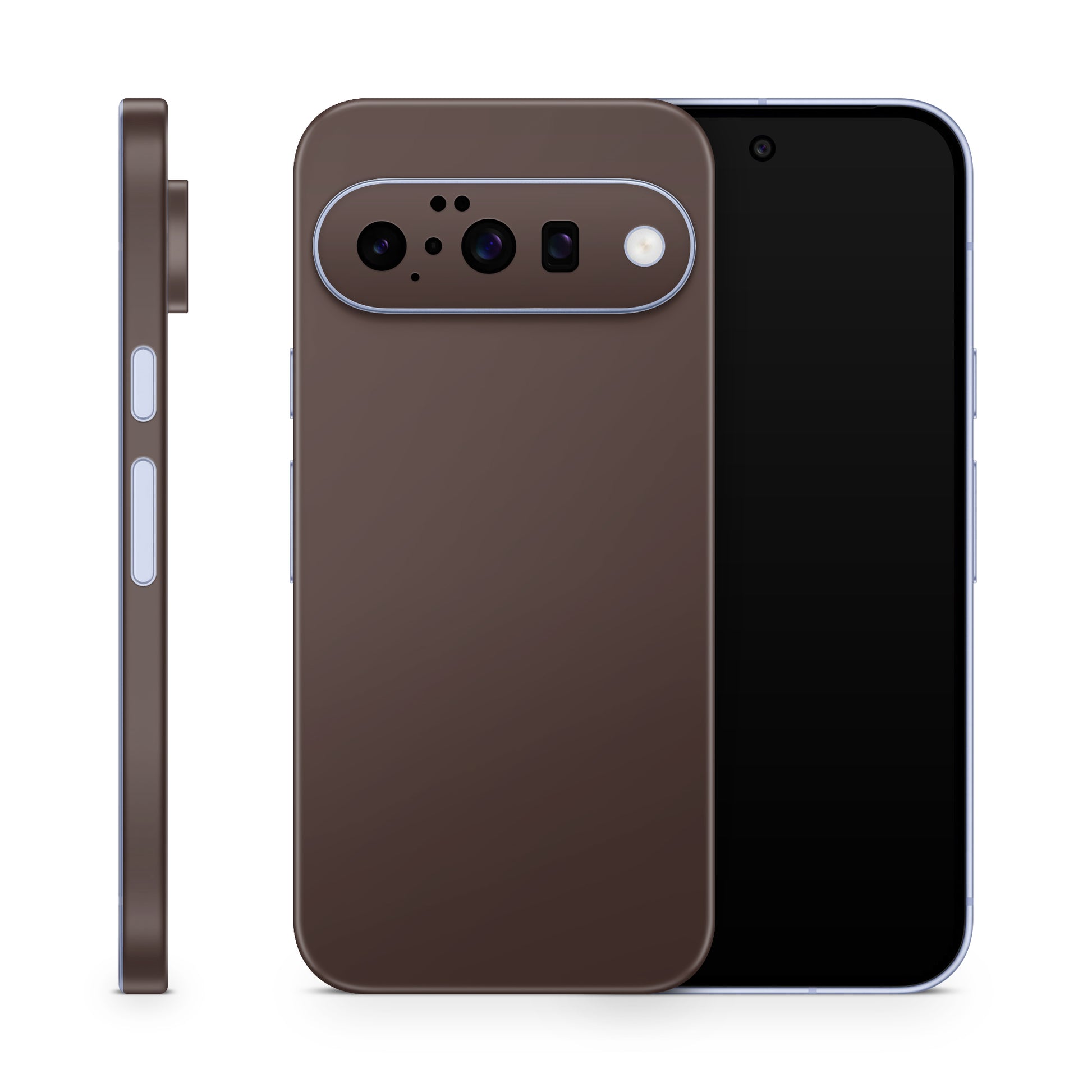 Google Pixel 10 Skin Schutzfolie Vinyl Cover Solid State Chocolate Aufkleber Skins4u