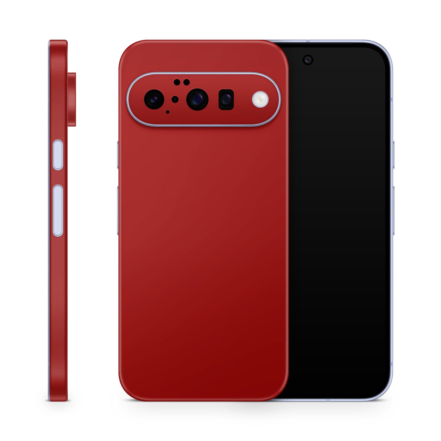 Google Pixel 10 Skin Schutzfolie Vinyl Cover Solid State dunkelrot Aufkleber Skins4u