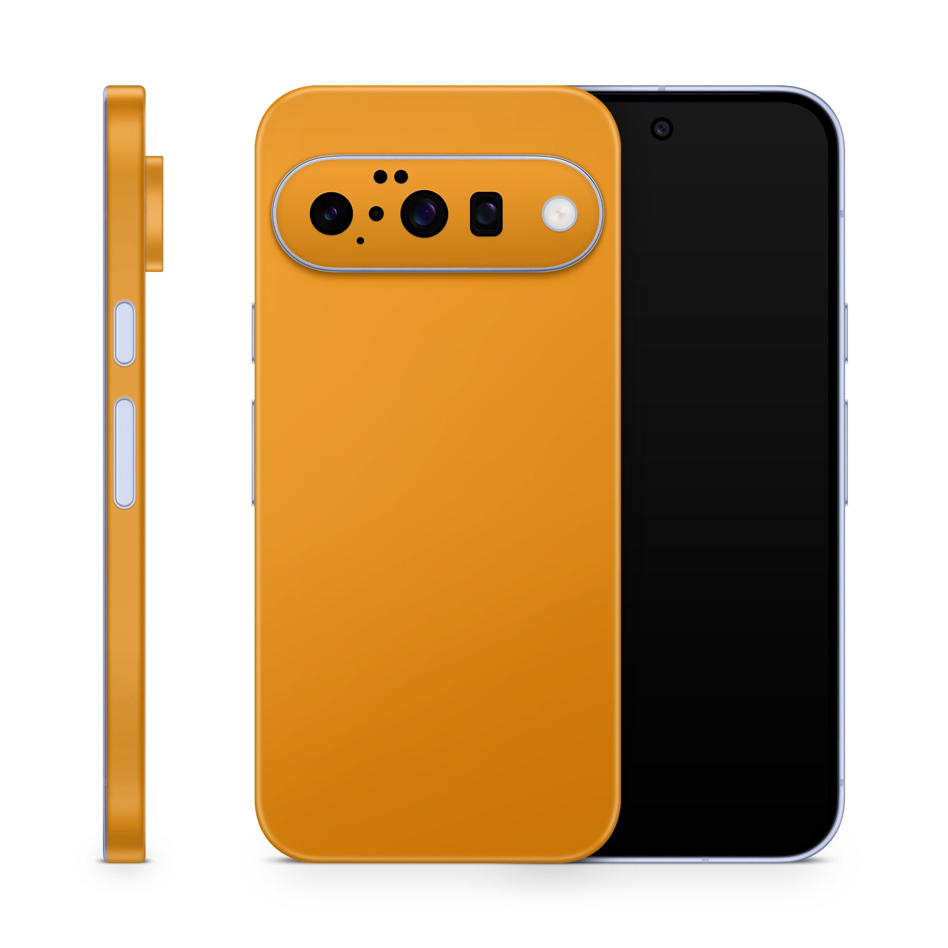 Google Pixel 10 Skin Schutzfolie Vinyl Cover Solid State orange Aufkleber Skins4u