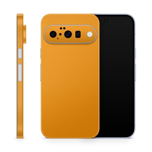 Google Pixel 10 Skin Schutzfolie Vinyl Cover Solid State orange Aufkleber Skins4u