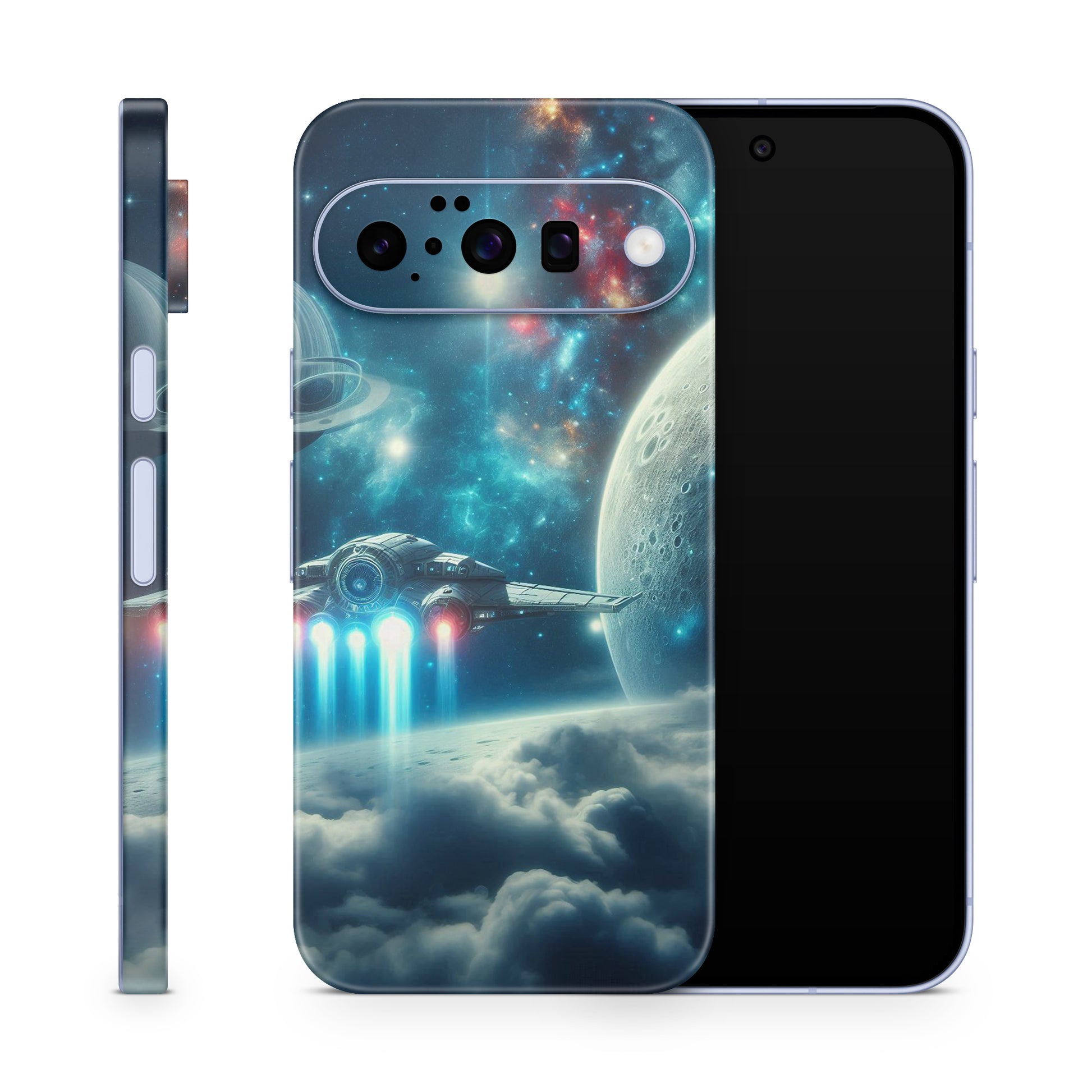 Google Pixel 10 Skin Schutzfolie Vinyl Cover Spaceship Aufkleber Skins4u