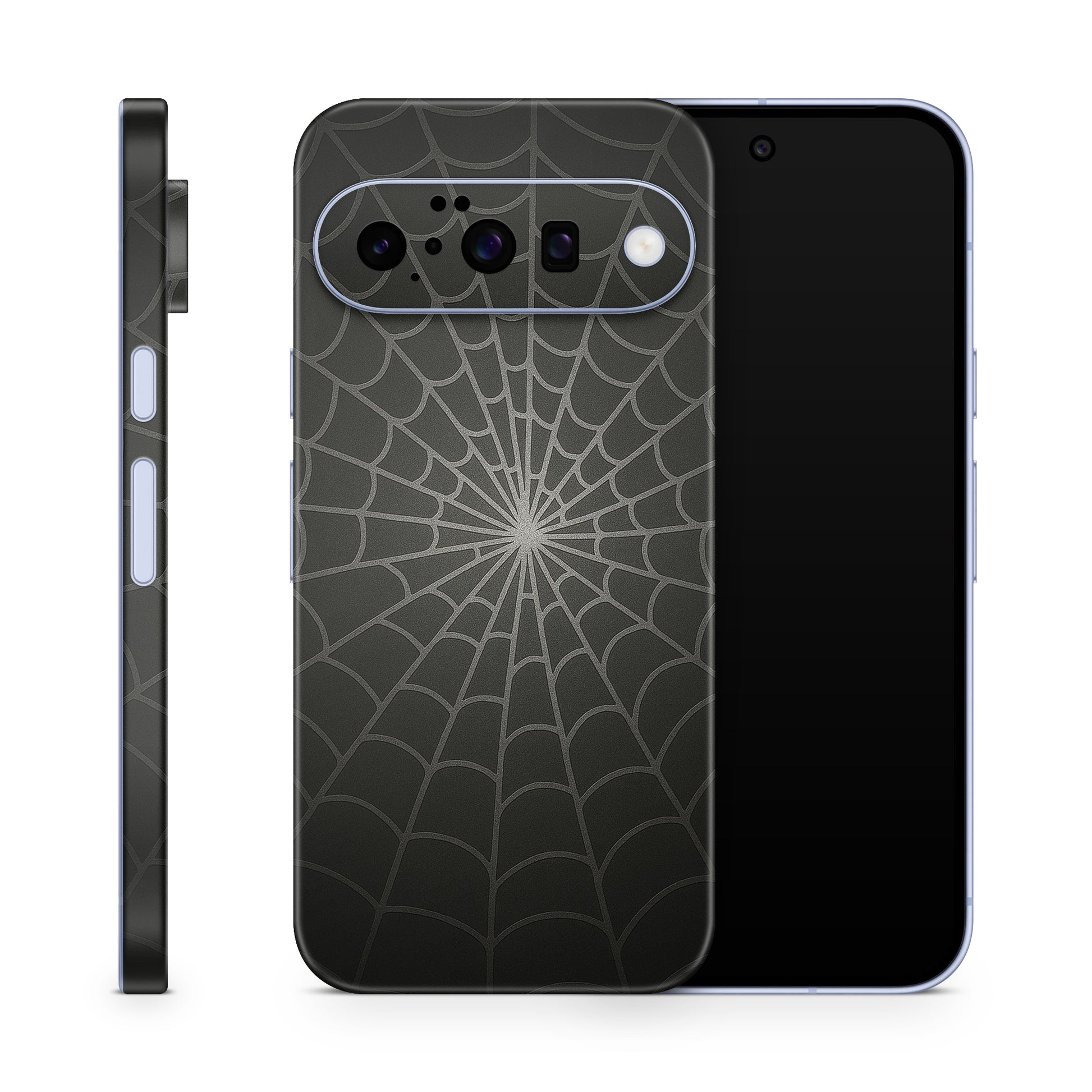 Google Pixel 10 Skin Schutzfolie Vinyl Cover Spiderweb black Aufkleber Skins4u