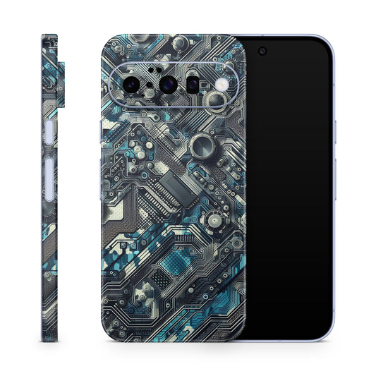 Google Pixel 10 Skin Schutzfolie Vinyl Cover Technical Aufkleber Skins4u